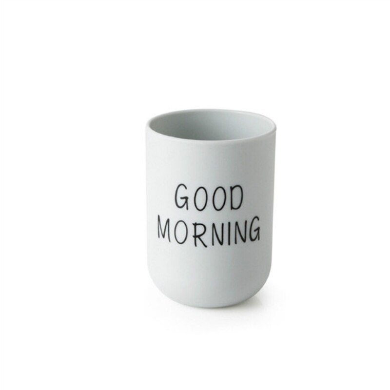 1pcs Simple Nordic Travel Portable Washing Cup Home Couple Plastic Good Morning Toothbrush Storage Cup Bathroom Tumbler Product: 03