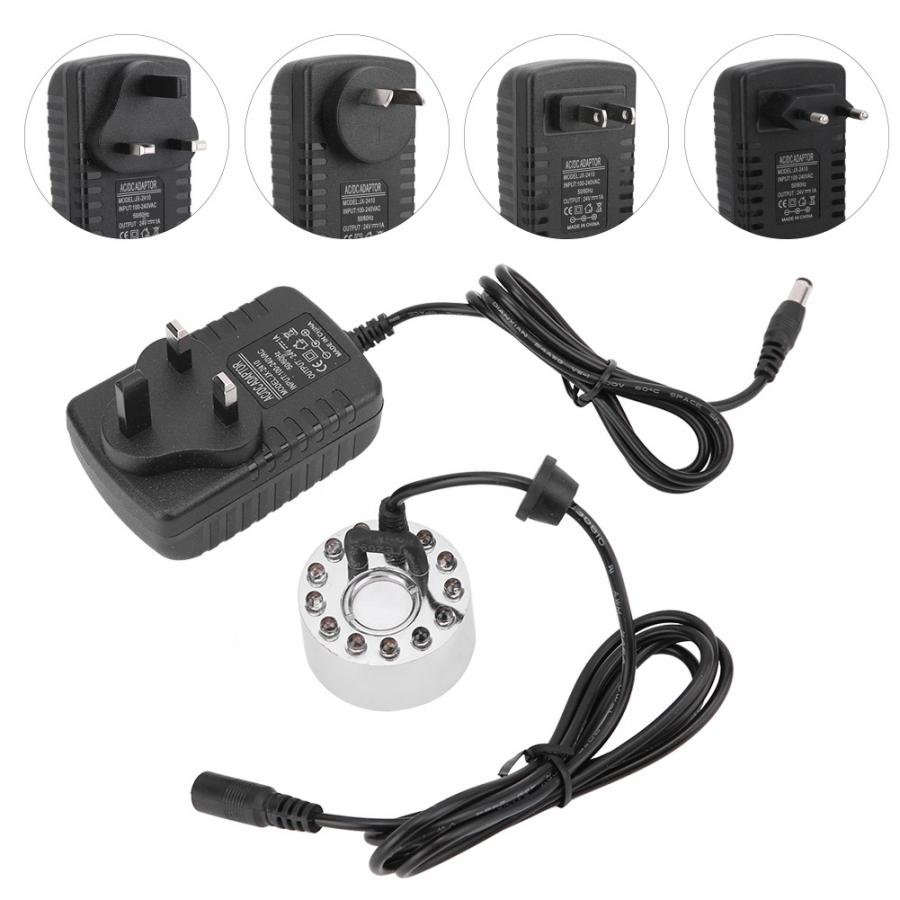 LED Bunte Aquarium Reptil Panzer Nebel Hersteller Vernebler Wasser Nebel Brunnen Beleuchtung Luftbefeuchter Zerstäuber Landschaft Dekoration