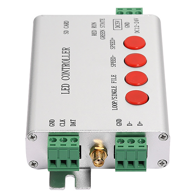 H806Sb Led Sd Tarjeta de controladores Led WiFi SPI controlador Max 2048 píxeles apoyo Ws2811/Ws2812B/Ucs1903/Sk6812/Lpd8806 /Apa102/Ws2801