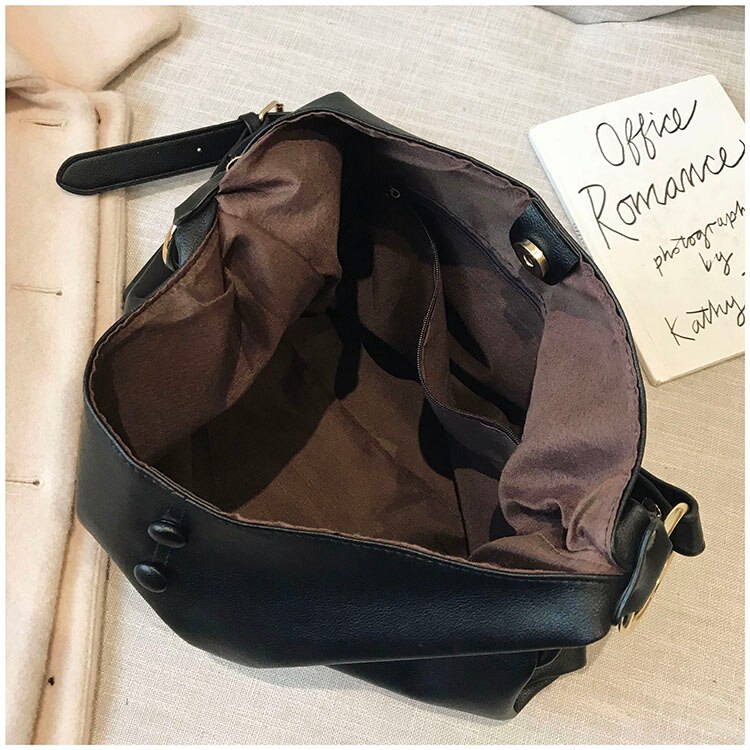 Grote capaciteit dames schoudertassen dames tassen pu leer casual messenger bags casual dames handtassen sac a hobos