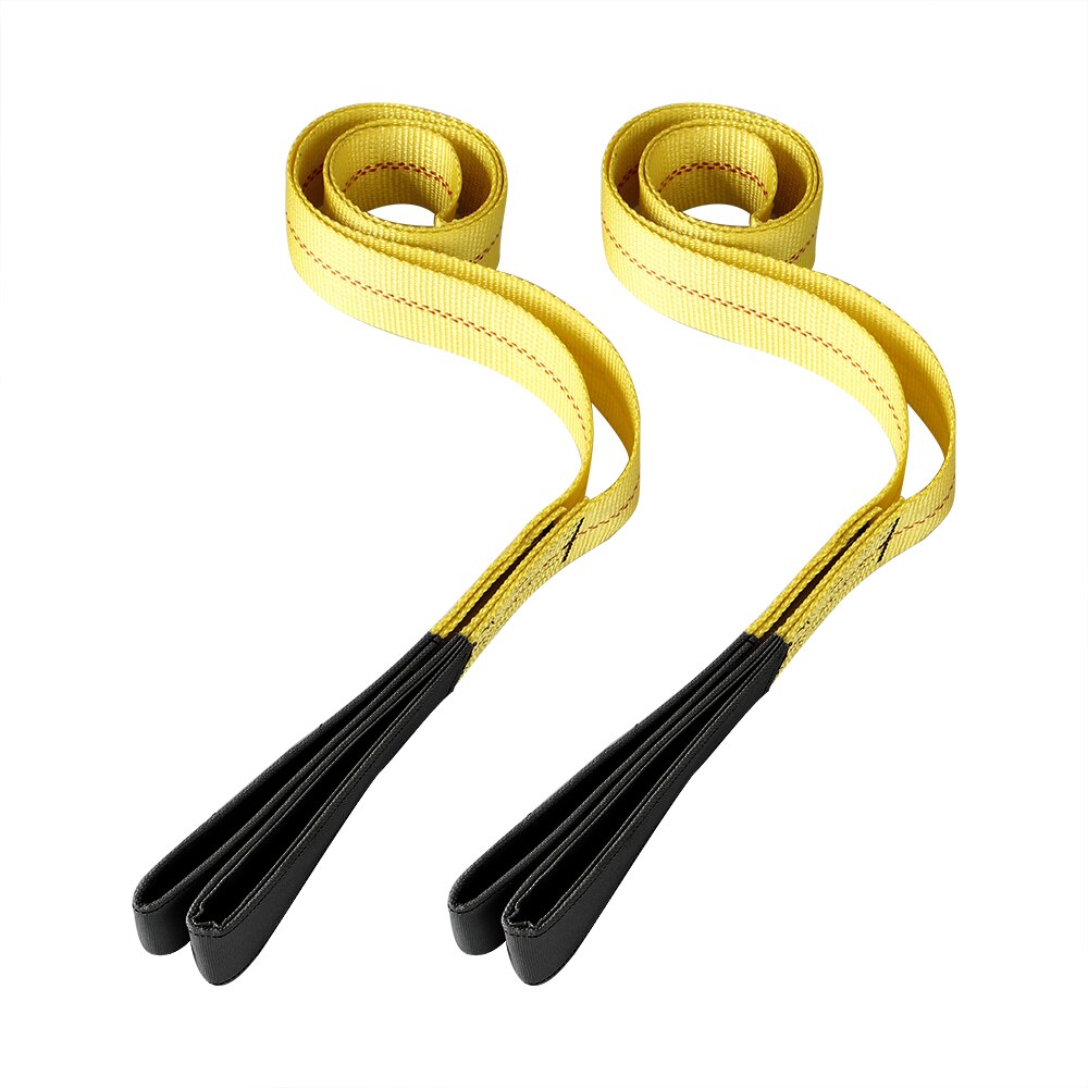 6' x 2" 2pack Heavy Duty Polyester Webbing Strap Sewing Stitch with a breaking force of 9000 pounds and a pull of 3,000 pounds