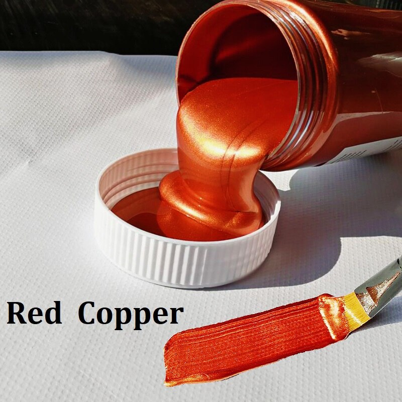 100ML Gold Paint Metallic acrylic paint,waterproof not faded for Statuary Coloring DIY hand painted graffiti Varnish Coating: 10