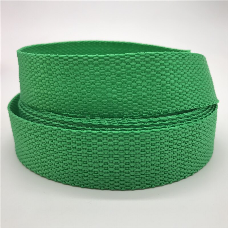 5 yards 1 "  (25mm)  nylonband polypropen pp band band band rem hundhalsband sele utomhus ryggsäck väska delar: Grön