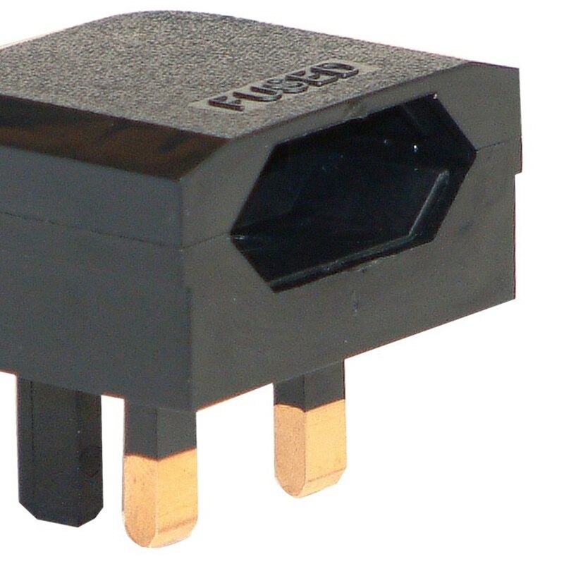 Euro 2 Pin naar 3 Pin Converter Plug Adapter Zwart