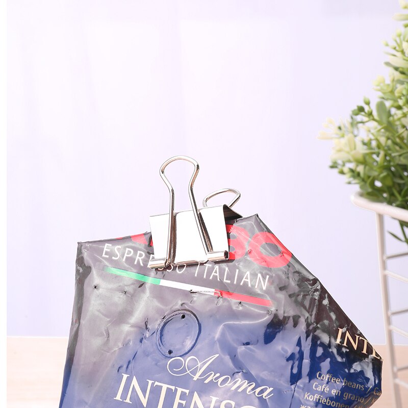 Caja de clips metálicos Deli 8843, caja de clips para papeles de 19mm, 25mm, 32mm, caja completa, 12 Uds.