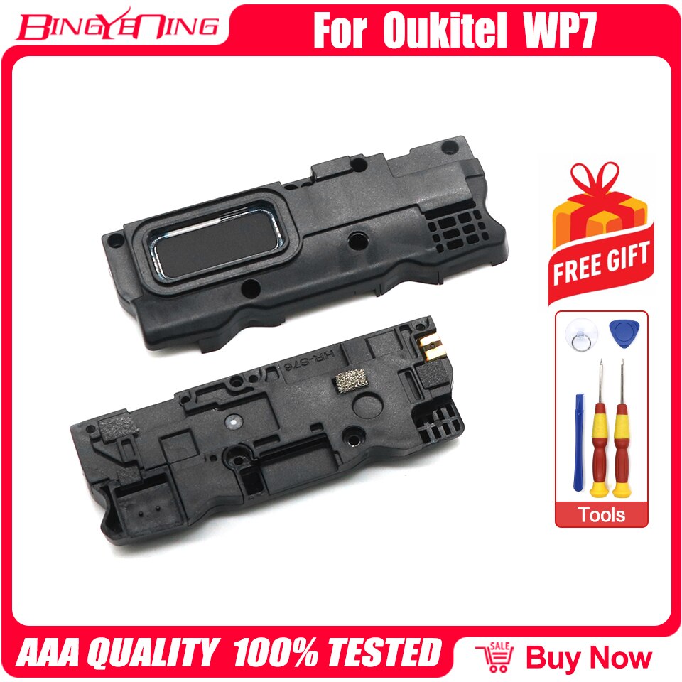 BingYeNing Original For Oukitel WP6 WP7 Loud Speaker Oukitel WP8 Pro Loud Speaker Buzzer Ringer Horn Part Accessories: For WP7 Black