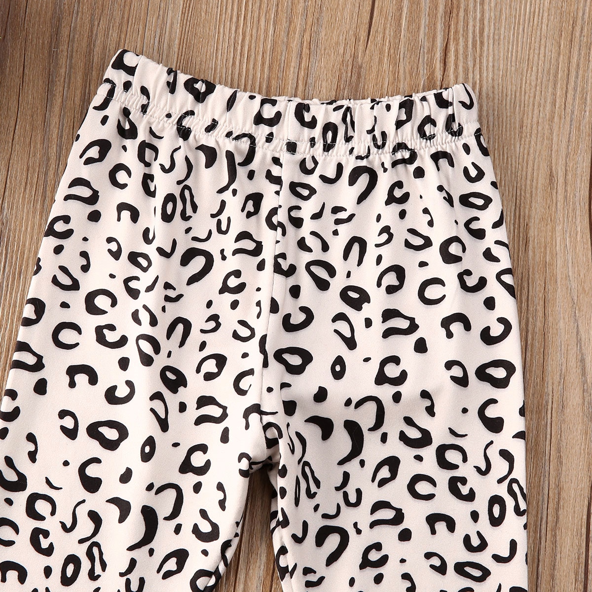 AA 2020 Del Bambino di Modo Dei Pantaloni Della Ragazza Della Stampa Del Leopardo Delle Ghette Dei Bambini Pantaloni Casual Delle Ragazze Pantaloni di Cotone