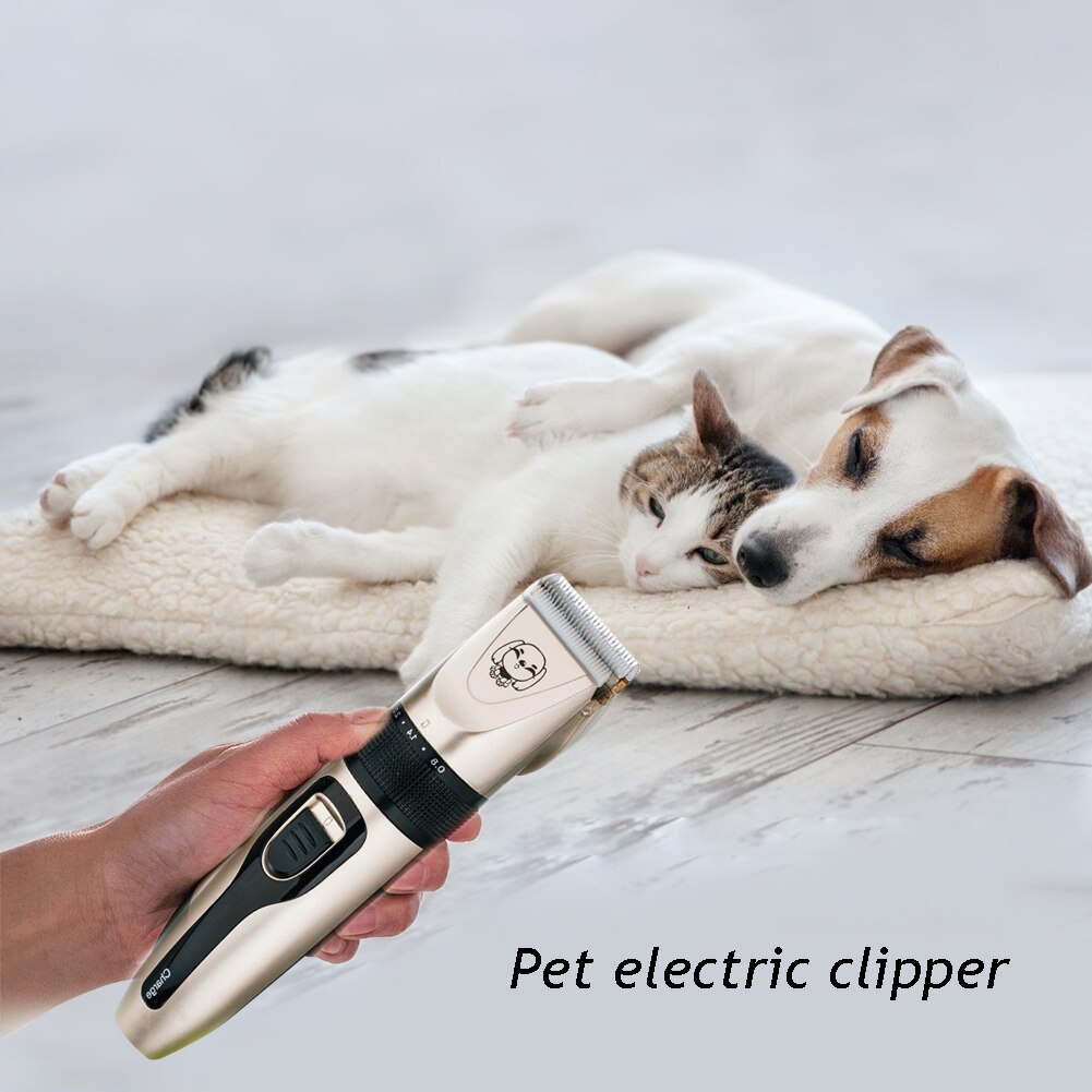 Animal Grooming Clippers Rechargeable Pet Dog Haircut Machine Shaver Pet Cat Dog Hair Trimmer Grooming Cutter Electric Scissor