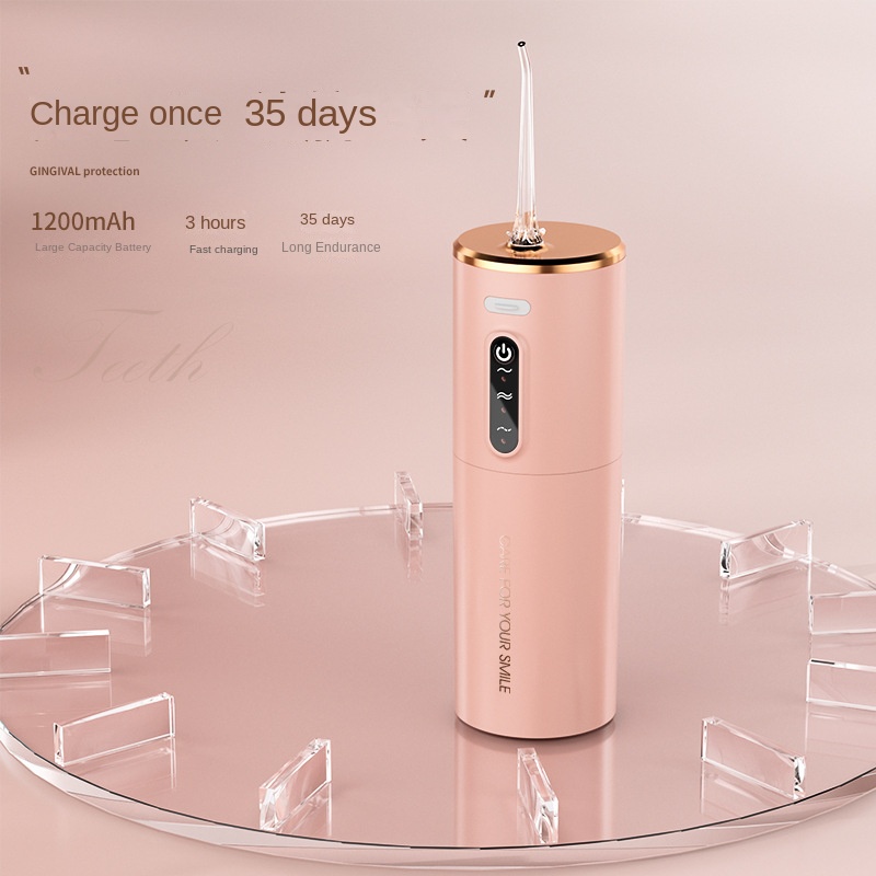 2023 neue Tragbare Wasser Zahnseide USB Aufladbare Munddusche 280 ML Elektrische Zahn Reinigung Gerät 3 Modi Wasserdichte Irrigator