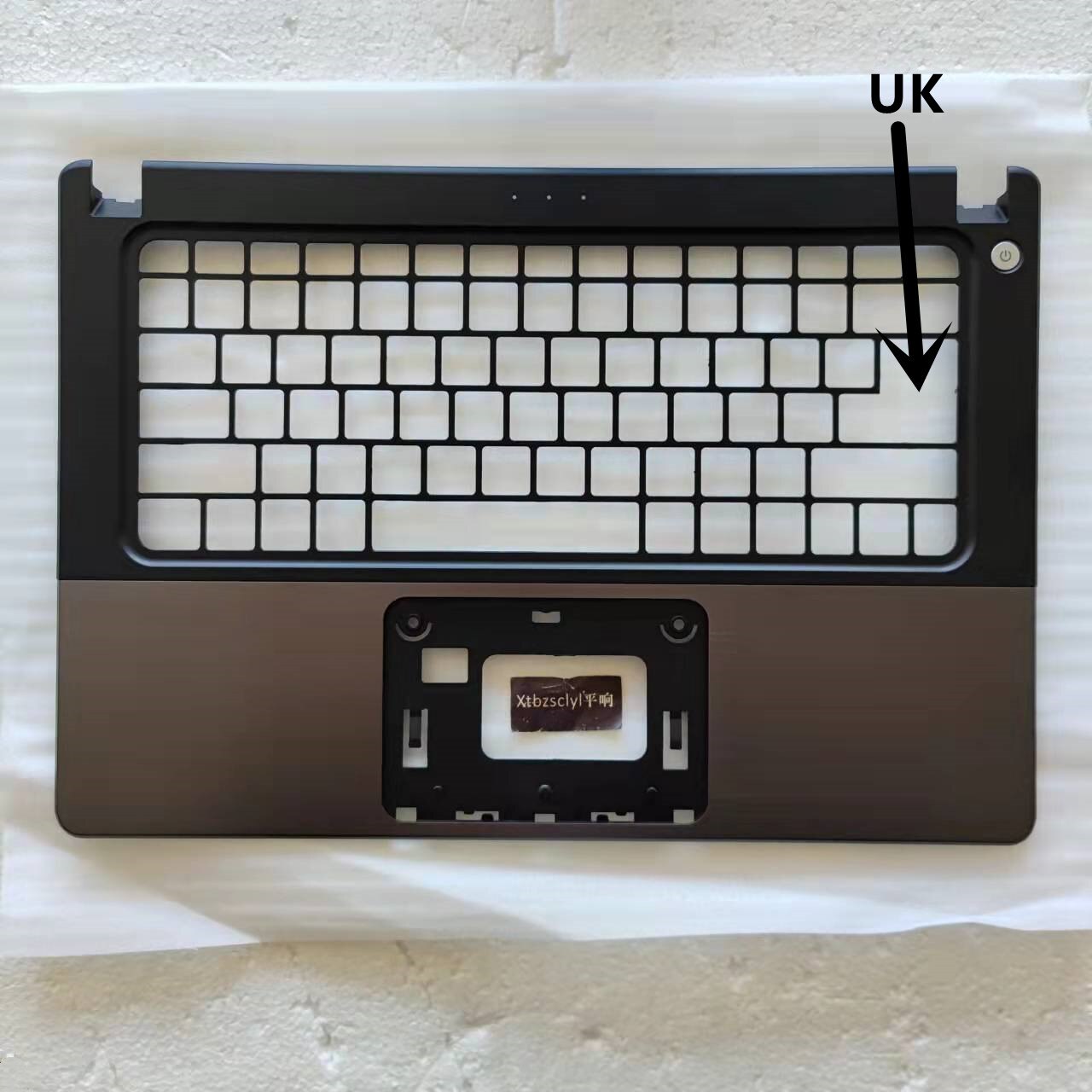 Laptop For DELL Vostro 14 5460 5470 5480 inspiron 5439 Upper Top Cover Red US UK Grey Shell Fingerprint hole Empty shell: UK