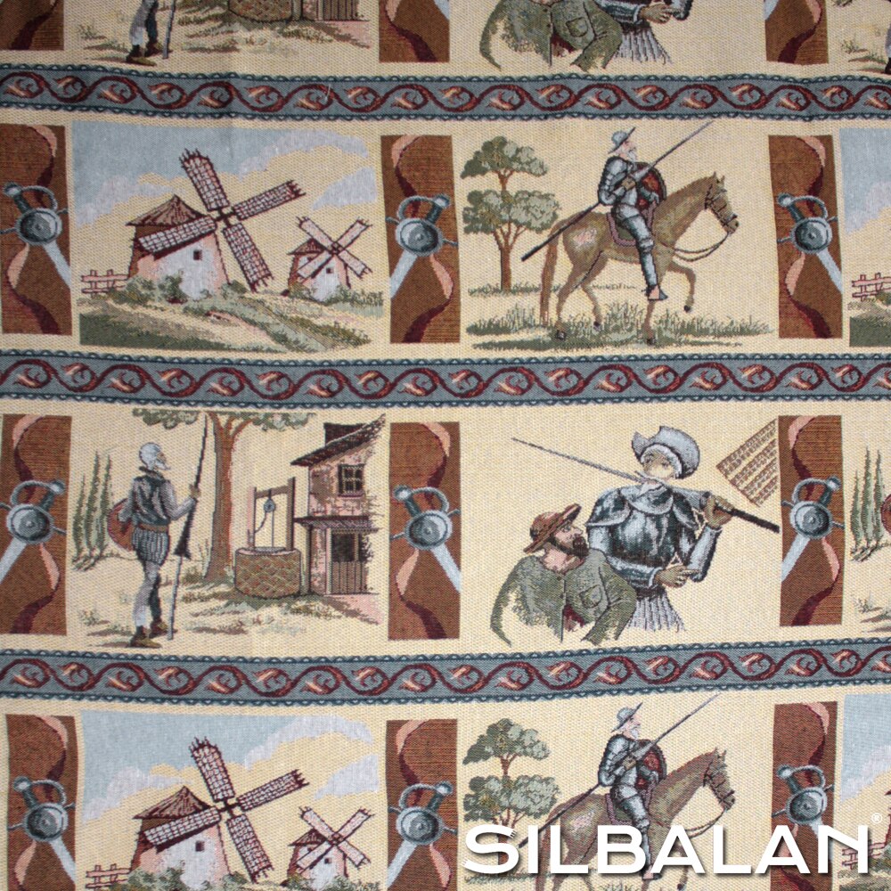Cortina de trabillas alpujarra QUIJOTE avec cinta termoadhésif de 140x260 cm fabriqué en espagne | Silbalan |