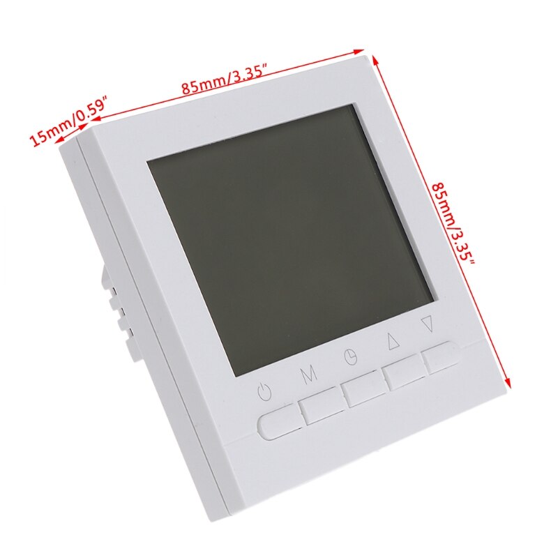 220V Gas Boiler Heating Thermostat Room Temperature Controller Regulator Weekly