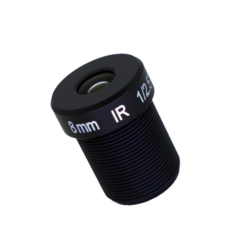 Cctv 8mm- lens ,3.0 megapixel 39 graden, mtv  m12 x 0.5- bevestiging, met ir-cut, infrarood nachtzichtlens voor cctv-beveiligingscamera