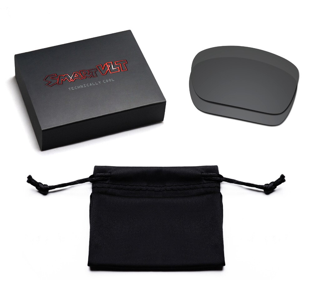 SmartVLT 2 Pairs Gepolariseerde Zonnebril Vervanging Lenzen voor Oakley TwoFace Stealth Zwart en Ijs Blauw