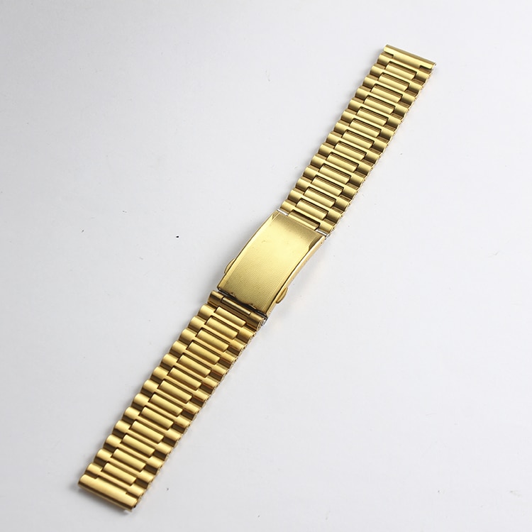 18mm rostfritt stål delar klockarmband silver metall klockarmband armbandsur tillbehör för rado