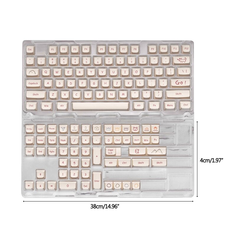 132 xda pbt dye sub keycaps diy graffiti cartoon theme minimalist für cherry gmmk pro mechanische tastatur