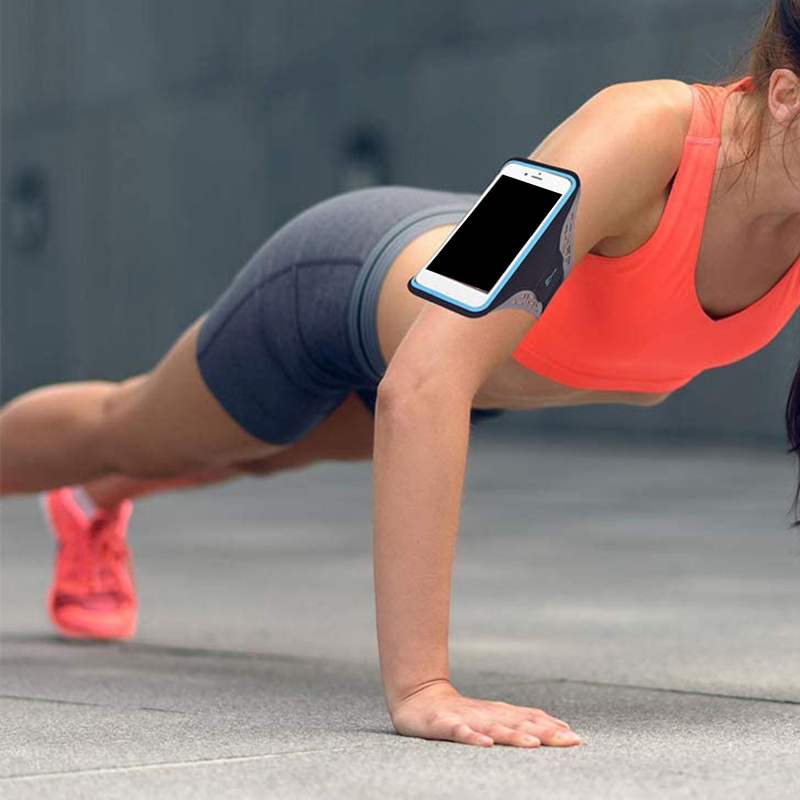 Universel Étanche Téléphone Bras De Suspension réglable Pour Le sport, La randonnée, le vélo, porte Avec empreinte digitale Appuyez Sur la Touche