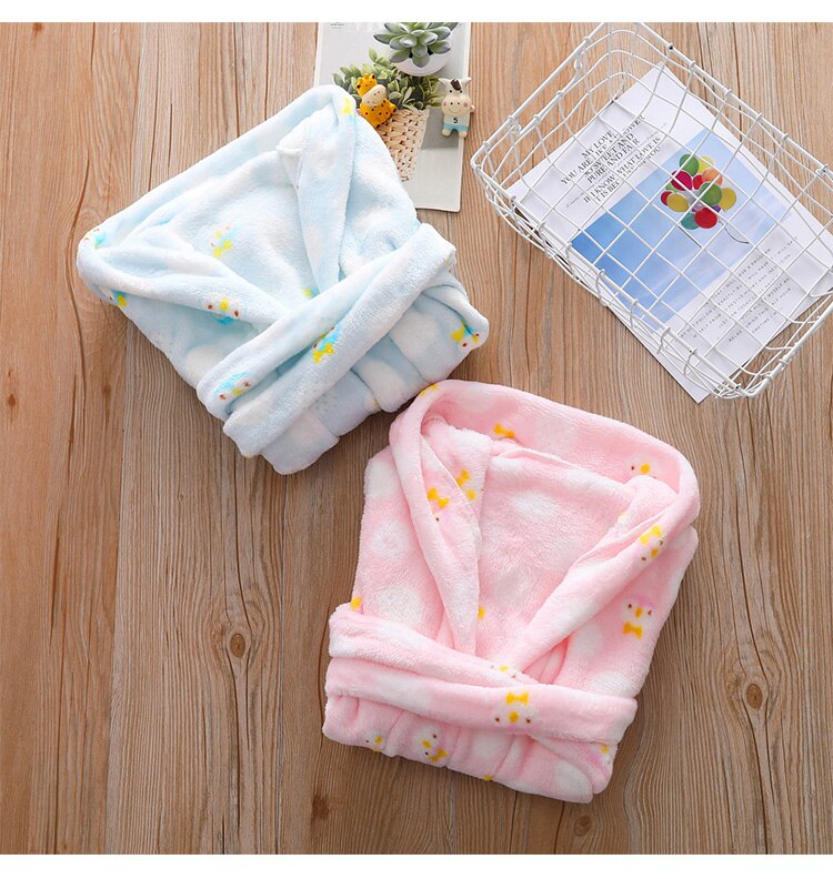 4-8 jahre Baby Nachtwäsche Schlecht Kleid Karikatur Schlecht Hoodies Herbst Mädchen Schlecht Handtücher freundlicher Bademantel Pyjama freundlicher Schlecht kleidung