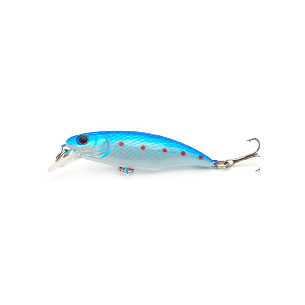 Waterboy mini minnow 52mm 3.8g top svømme hårdt kunstig agn lille størrelse fiske lokke hotsale: Farve 8