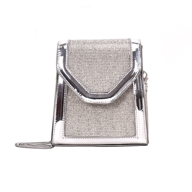 Sac à main carré diamant en cuir PU, sac pour téléphone nouvelle été , sac à main de styliste, sacs à bandoulière avec chaîne
