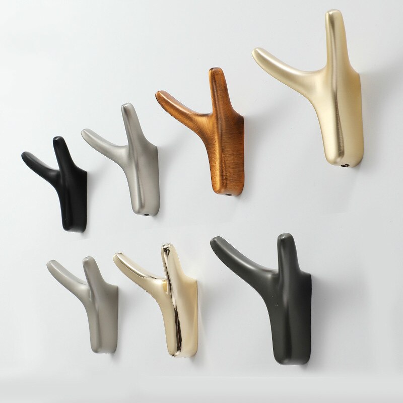 JD Zink-legierung nordisch Zauberstab Haken KleiderbüGel kleider Haken Mantel Tasche Hütte Hängen Haken Schlecht Küche Kleidung Gestelle mit Schrauben
