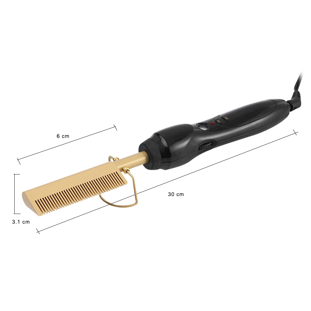 Electric Comb Straightener Hair Straightening Comb Curling Irons Hair Curler Brush Heating Comb Hair Brush