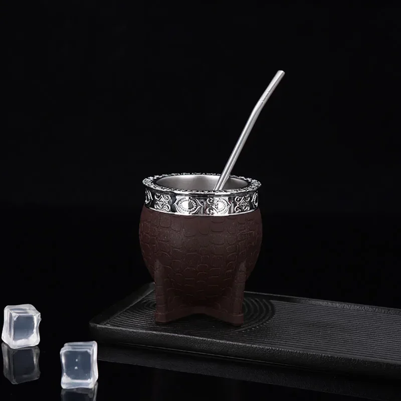 1PC tazas tazas para café Stainless Steel Double Wall Cup 200ml Insulated Tumbler Yerba Mate Tea Coffee Beer Drinking Mug Double