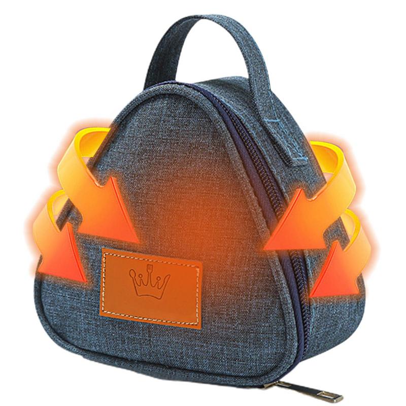 Outdoor Portable Thermal Food Storage Container Kitchen Insulation Lunch Bag Lightweight Triangular Picnic Bags Food Storage Bag