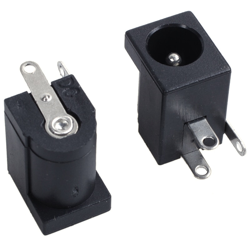 45 Pcs DC Power Jack Socket 2.1mm x 5.5mm Barrel-Type PCB Mount DC-005