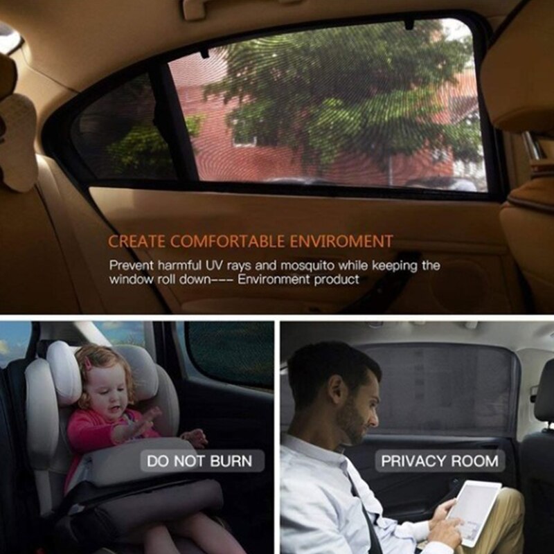 Zasłony samochodowe parasolka boczne okna zasłony samochodowe robić ochrony przed słońcem izolacja cieplna wentylacja moskitiery okno samochodu ekrany
