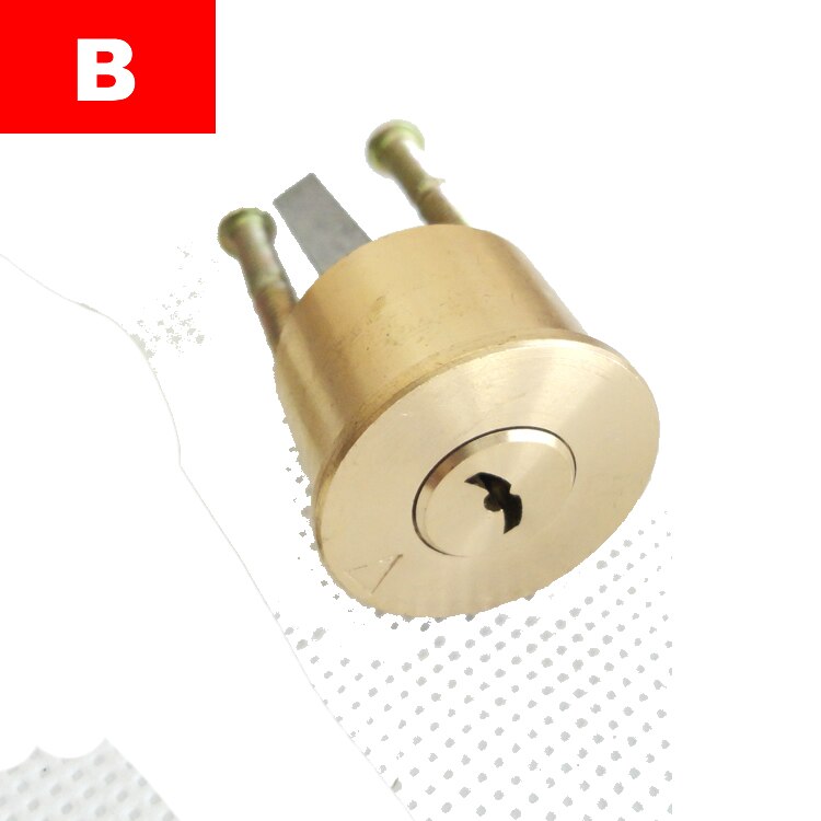 Beveiligingsslot koper/vervang slotcilinder, anti-diefstal ijzeren poort, houten deuren, oude buitendeur, slotaccessoires,: B