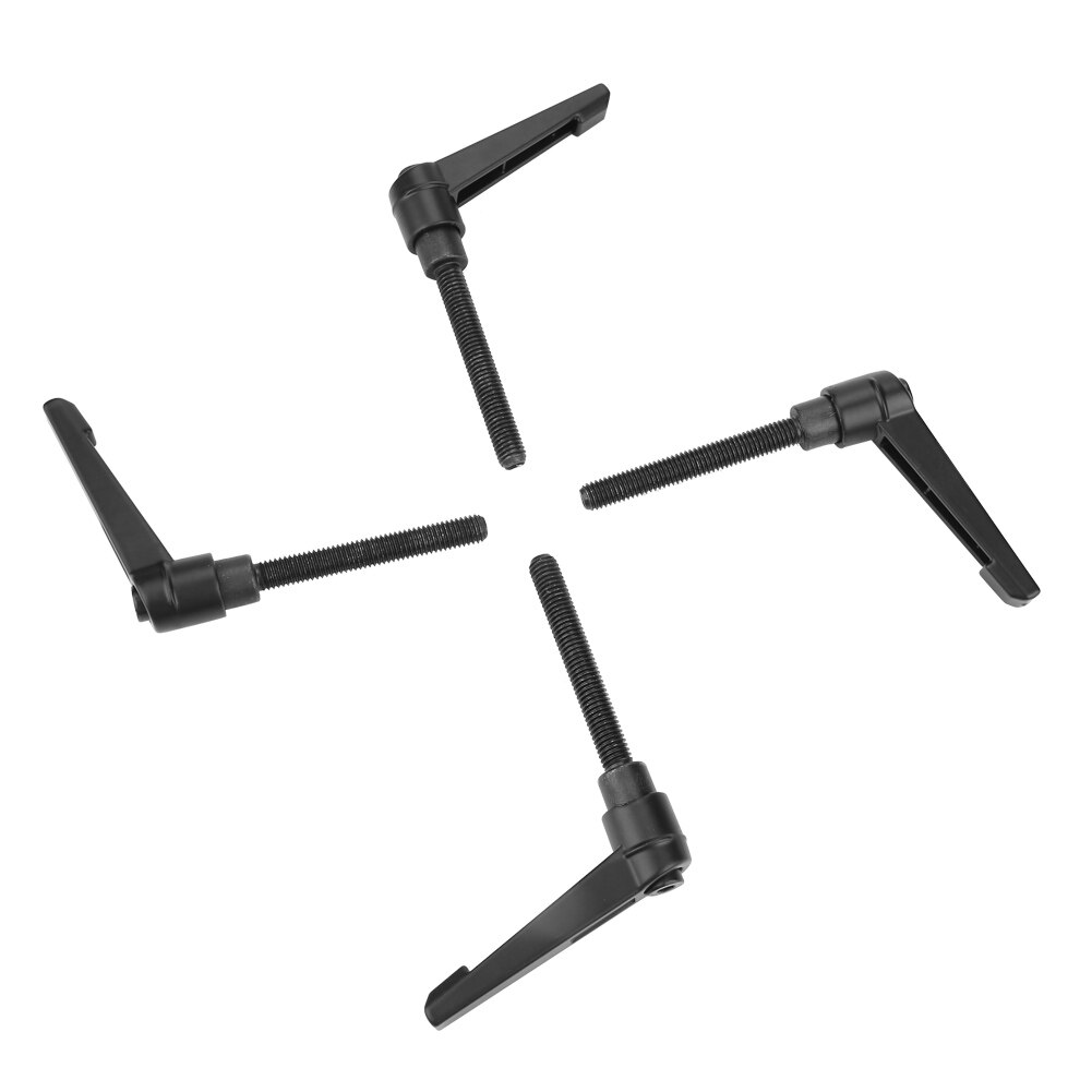4PCS Metal Machine Knobs Adjustable Fixing Handle M6 Male Thread For The Lever Turning Angle Is Limited, Owing To Lack Of Space