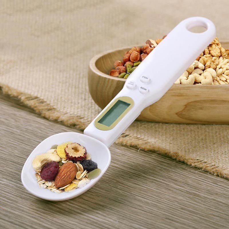 500G/0.1G Elektronische Weegschaal Lepel Keuken Maatlepel Maatbeker Lepel Schaal Mini Keukenweegschaal Bakken Levert