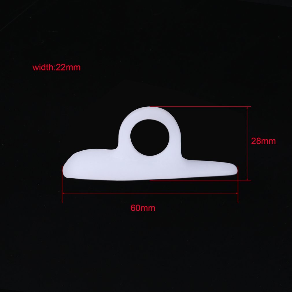 Single Hole Hallux Valgus Foot Pain Relief Silicon Toe Separator Toe Pad Cramp Hammer Toe Orthotics Toe Separator
