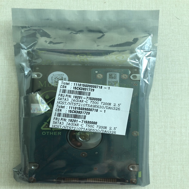 HGST 2.5" HDD 750GB Internal Laptop Hard Drives disk 7200rpm SATAIII 750g for Notebook HTS721075A9E630 9.5mm