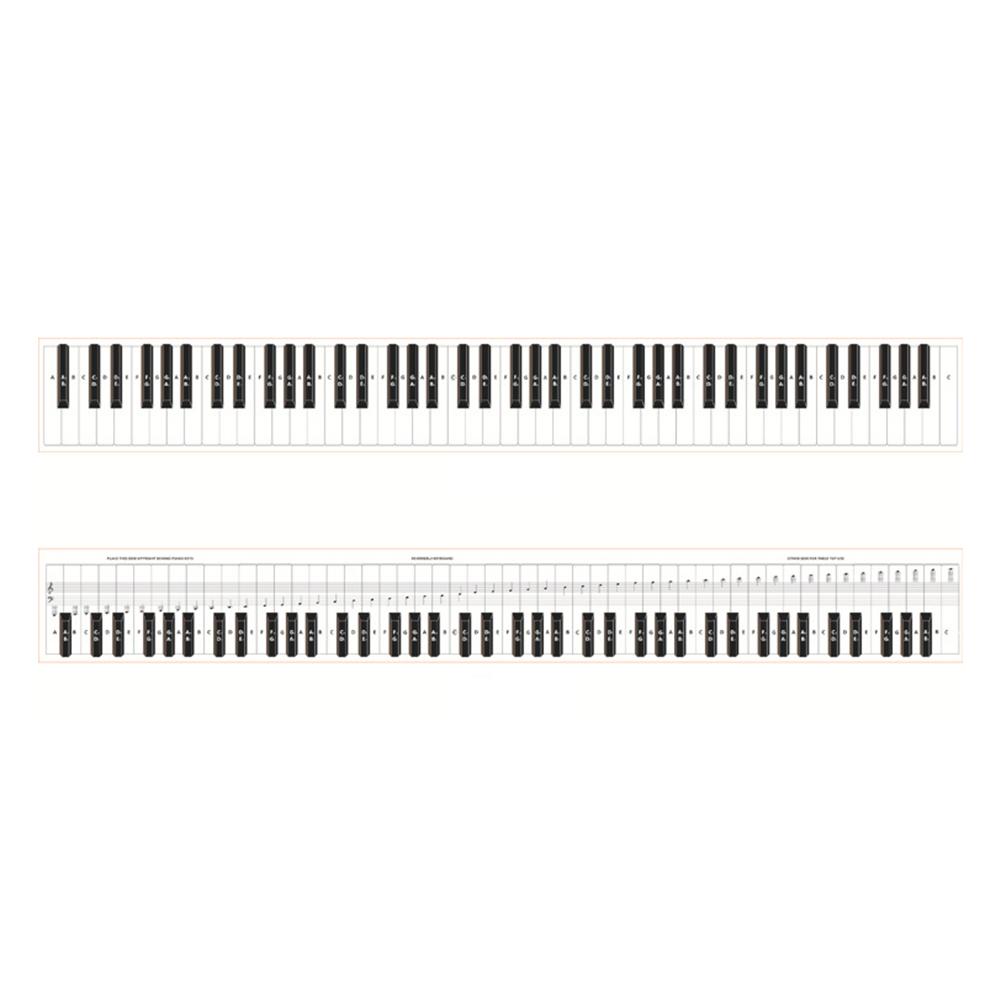 Piano Keyboard Note Chart for 88 Keys Piano Practice Keyboard Note Chart Piano Learning Aid for Behind the Piano Keys