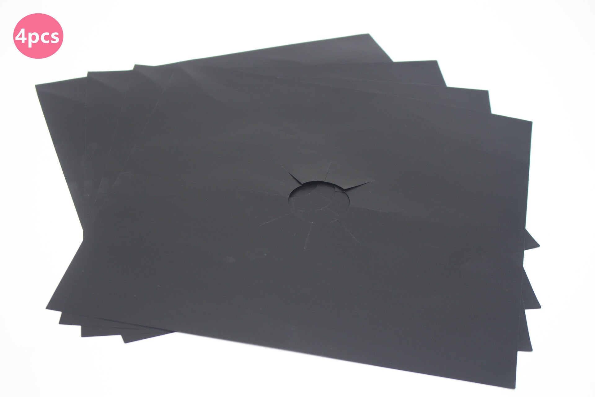 4 stuks/set ovenbeschermers voor keukens, huishoudelijke kookplaten, gasfornuizen, herbruikbare hoezen, schoonmaakpads