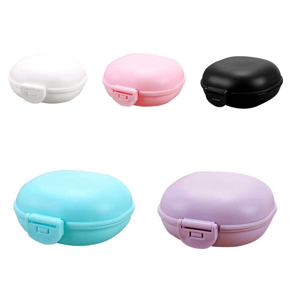 Portable Soap Bathroom Dish Plate Case Home Shower Travel Hiking Holder Container Soap Box Plastic Soap Box Dispenser Soap Rack