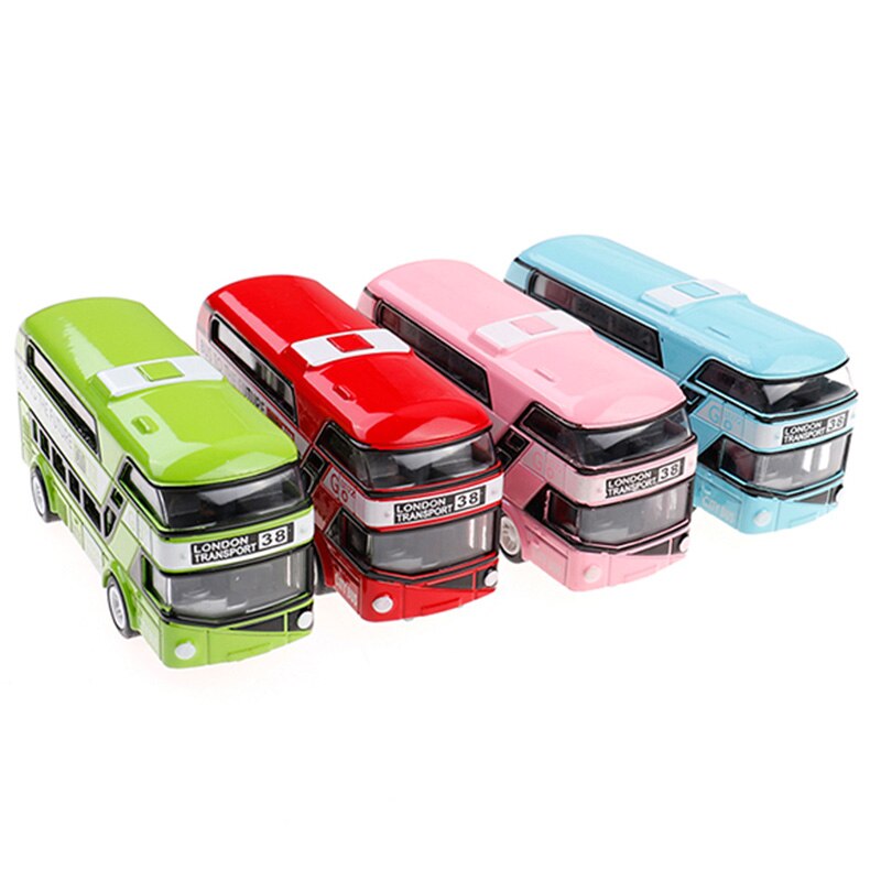 de autobús londinense de dos pisos, coche de juguete, autobús turístico, vehículos de transporte urbano, vehículos de viajero, Verde