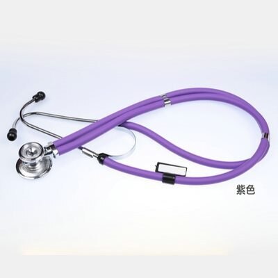 Stetoskop multifunktionelt dobbeltrør dobbeltsidet lægestetoskop kan lytte til tilbehør til fosterets hjertelyd: 1