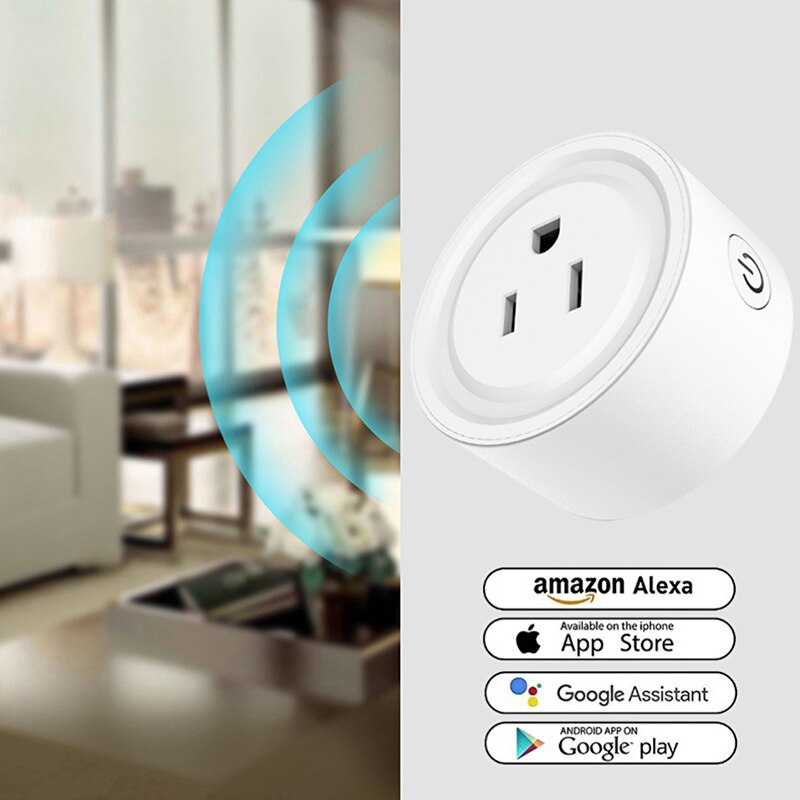 Mini Smart Socket WiFi Draadloze Socket US UK EU ZA Plug Smart Home Voice Afstandsbediening Timer Werk met Alexa google Home IFTTT