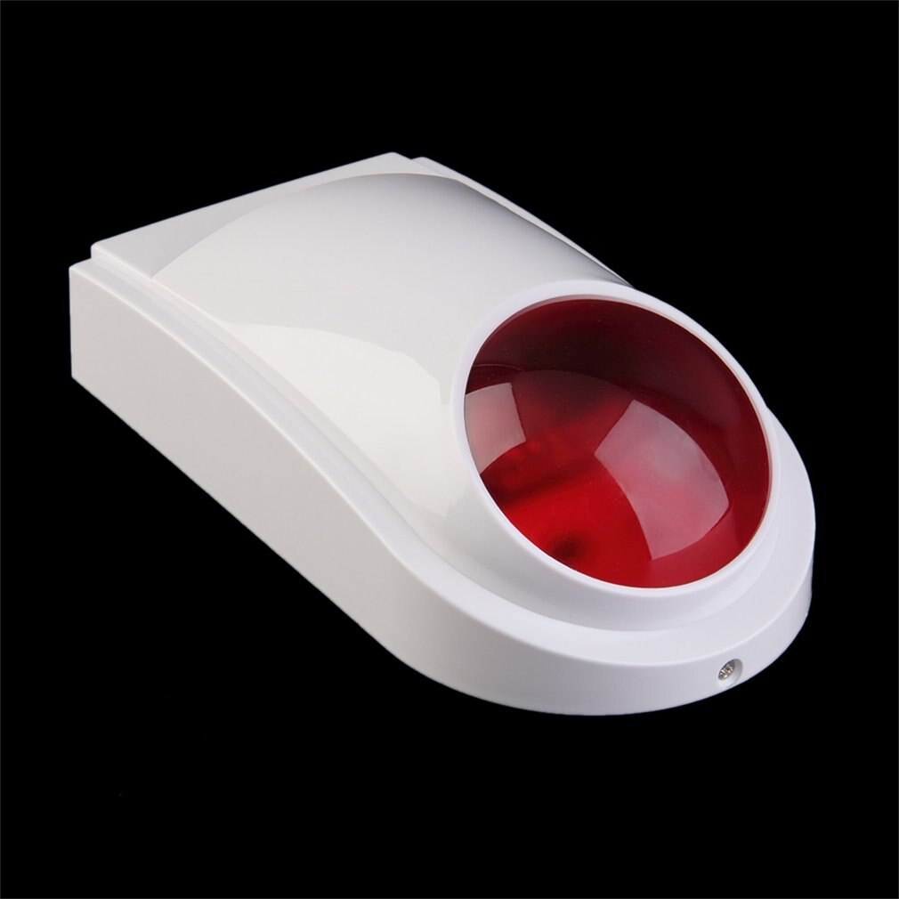 LESHP Security Alarm System For Wif GSM PSTN Home Wireless Outdoor Waterproof Sound Strobe 105db Flash Alarm Siren