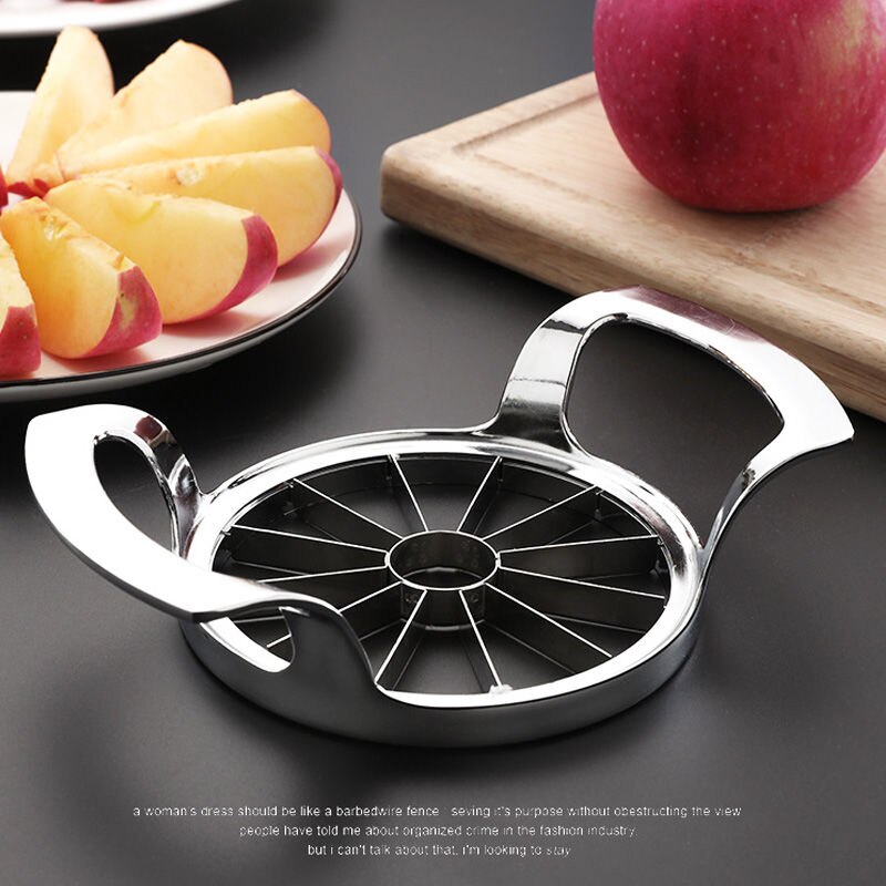 Stainless Steel Fruit Apple Pear Easy Cut Slicer Cutter Divider Peeler cut fruit Multi-function Eco-Friendly Easy Clean: Light Yellow