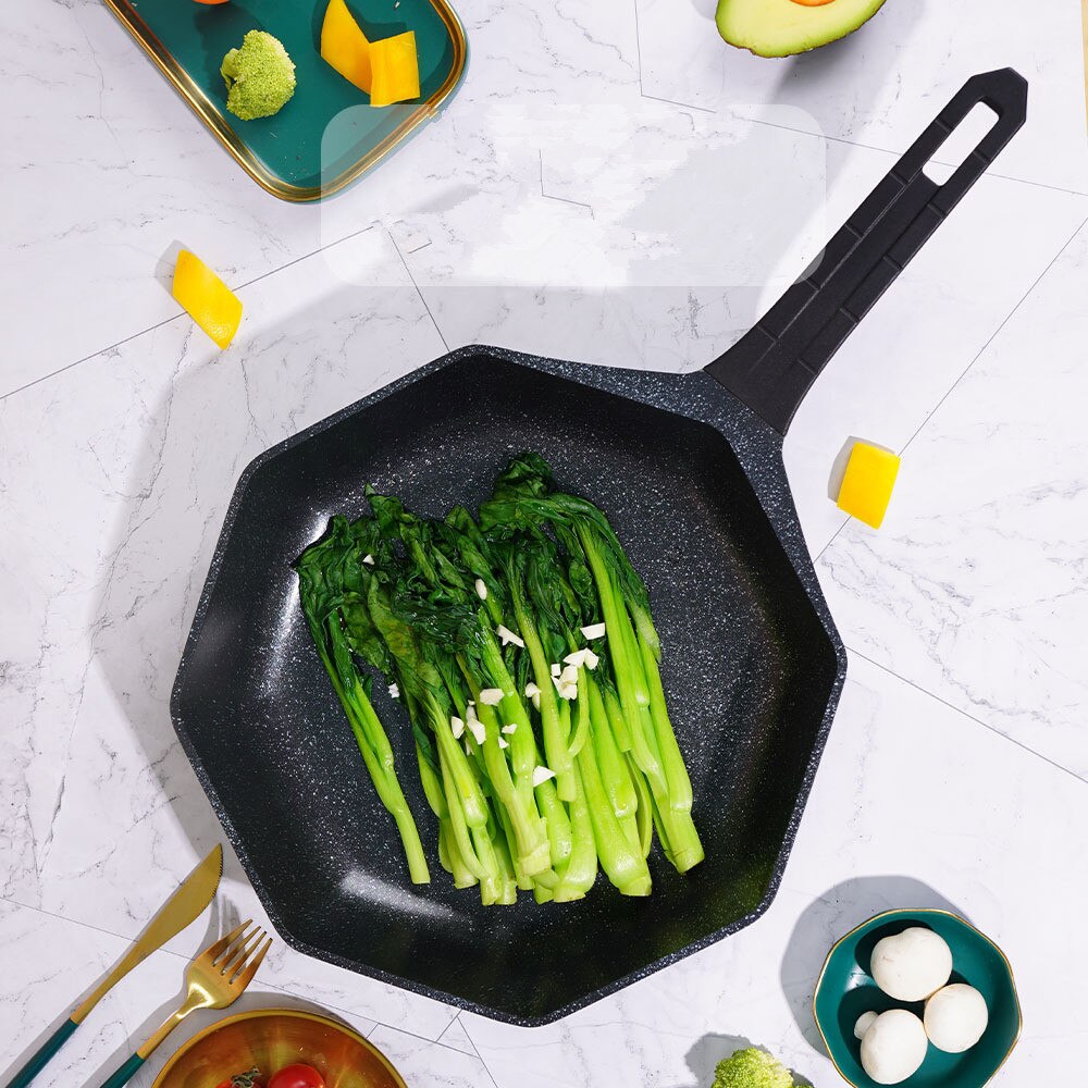 Frying Pan Wok Pan Induction Cooker Cooking Pots Non-stick Pans Thick-bottomed Frying Pans Skillet Gas Stoves Pancake Pan Baby