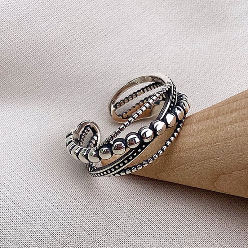 Bohemian Vintage Grote Multilayer Kettingen Ring Voor Vrouwen Mannen Boho Antiek Zilver Kleur Knuckle Ringen Boho Sieraden Anillos