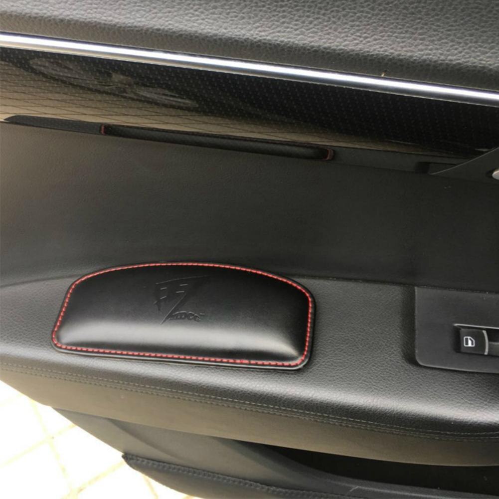 Universal Car Door Armrest Soft Leather Auto Center Armrest Console Box Armrest Seat Protective Pad Mat Car Arm Rest Top Cover