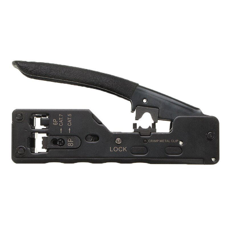 Telephone Line Connector Clamp Pliers for Cat7 Cat8 Tail Clip Rj45 Cat5e Cat6 Cable Clamp Rj11 6p Network Telecom Crimping Tool