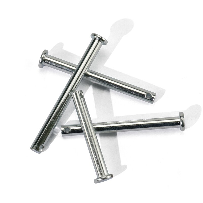M8 M10 M12 Clevis Pins with Head Carbon Steel with Zinc Plat Shaft Flat Head with Hole Positioning Pins Cylindrical Pin Bolt Pin