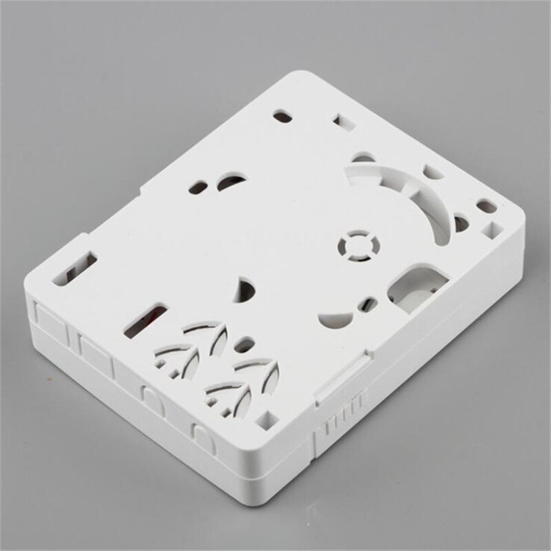 20 stücke FTTH Terminal box 2 port SC ABS junction box wand halterung desktop patch panel weiß 2 port faser optic verteilung box ELINK