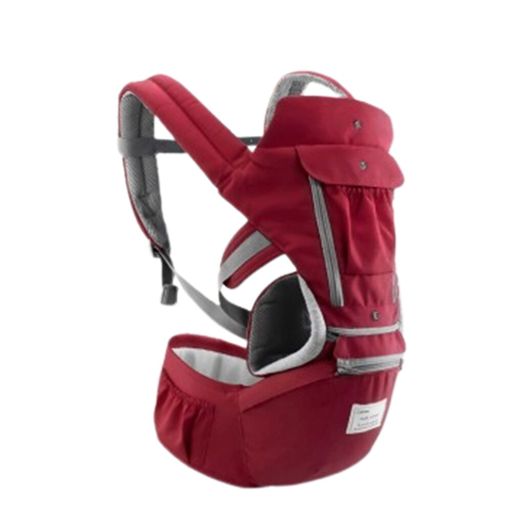 Baby Carrier Canguru Ergonômico Bebê 12 Posições 3 Em 1 Azul Para Uso de 0-36 month Baby Suporta peso Superior the 10 kg: Red